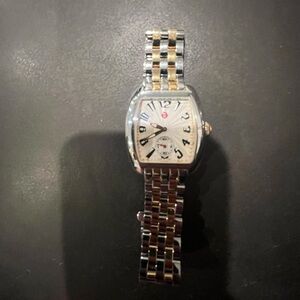 Michele Two-Tone Silver and Gold Women's Watch
